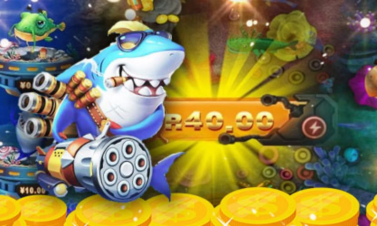 Arena bawah laut dalam permainan tembak ikan mobile