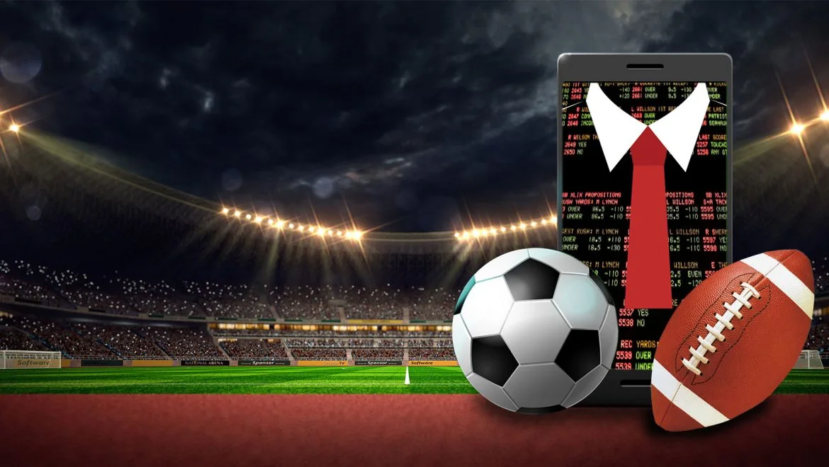 Tampilan bertema olahraga dengan suasana pertandingan dan layar mobile MENYALA78
